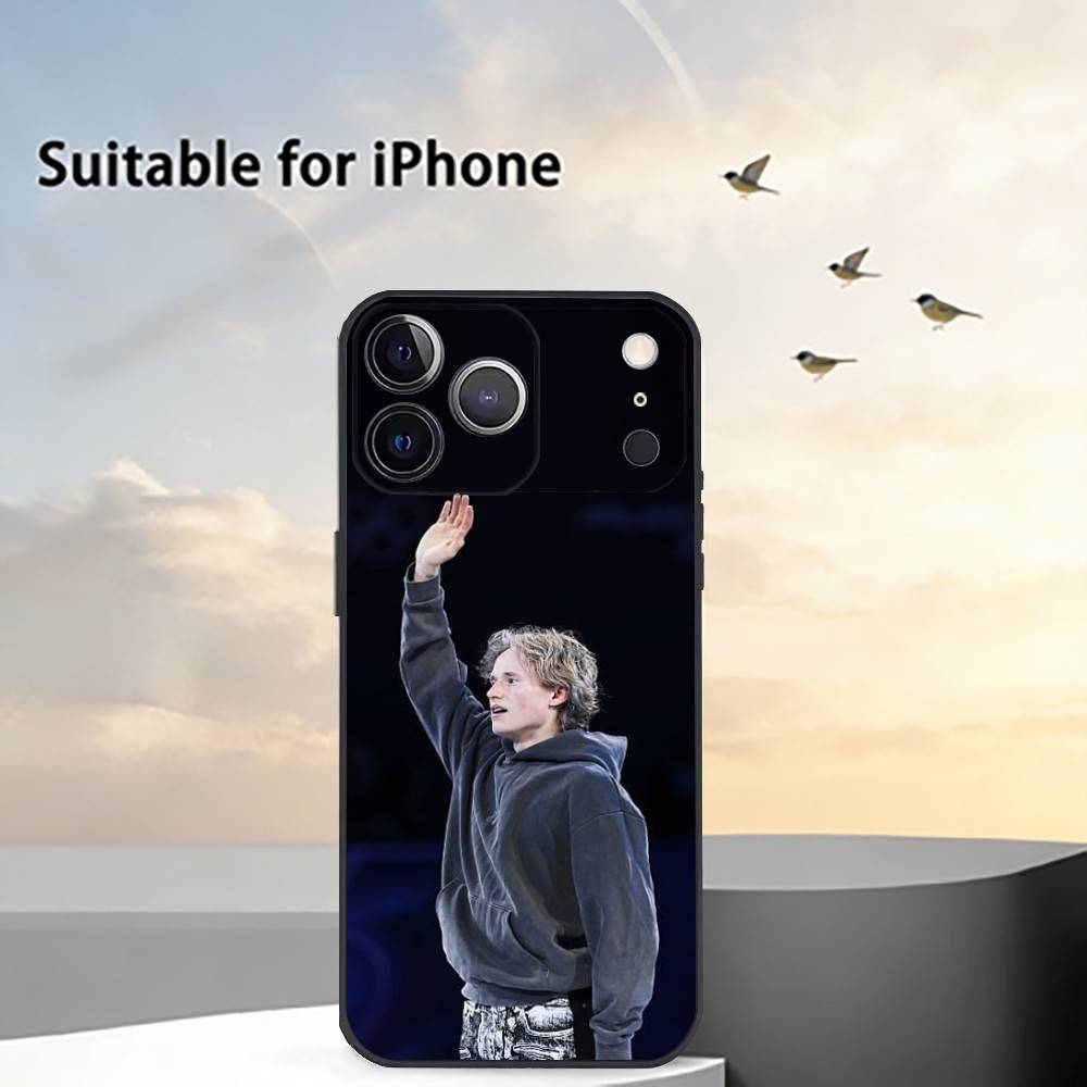 Figure S-Skaters I-Ilia Malinin Phone Case For iPhone 17, 16,15,14,13,12,11 Plus,Pro Max, Others Soft Black Cover