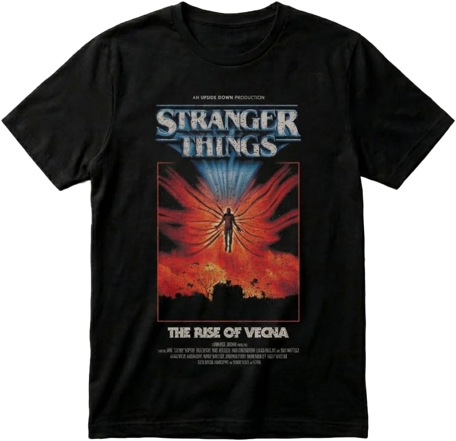 Stranger Things The Rise of Vecna Poster Cover T-Shirt S