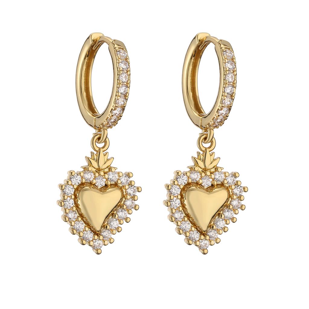 HECHENG, Heart CZ Women Pendant Necklaces Simple Versatile Female Party Gift Daily Wear Statement Zircon Drop Shipping
