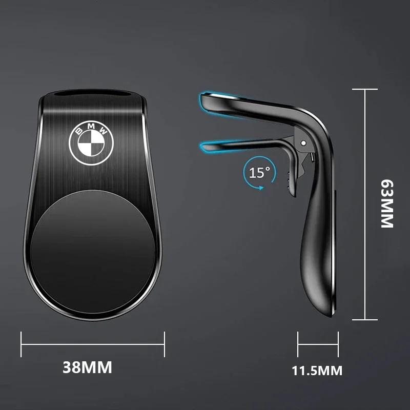 1Pcs Magnetic Car Phone Holder Metal Stand Accessories For BMW M E46 E90 E60 F30 F10 E39 E36 F20 G30 G20 E87 E92 E91 E30 F11 F31