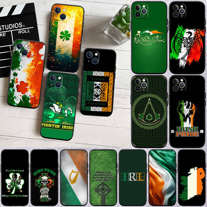 RT10 Ireland irish flag Phone Shell for Samsung S20 S21 S22 S23 S24 FE Ultra Plus Lite S21S A55 A07 A17 F06 F16 M06 M16 M56 A36 A37 A57