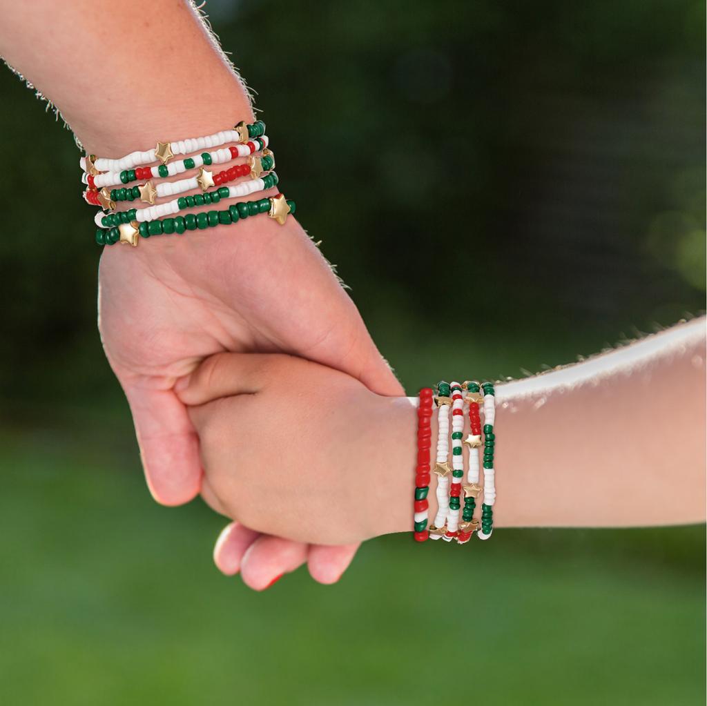 Handmade Bead Bracelet For Independence Day In The United States