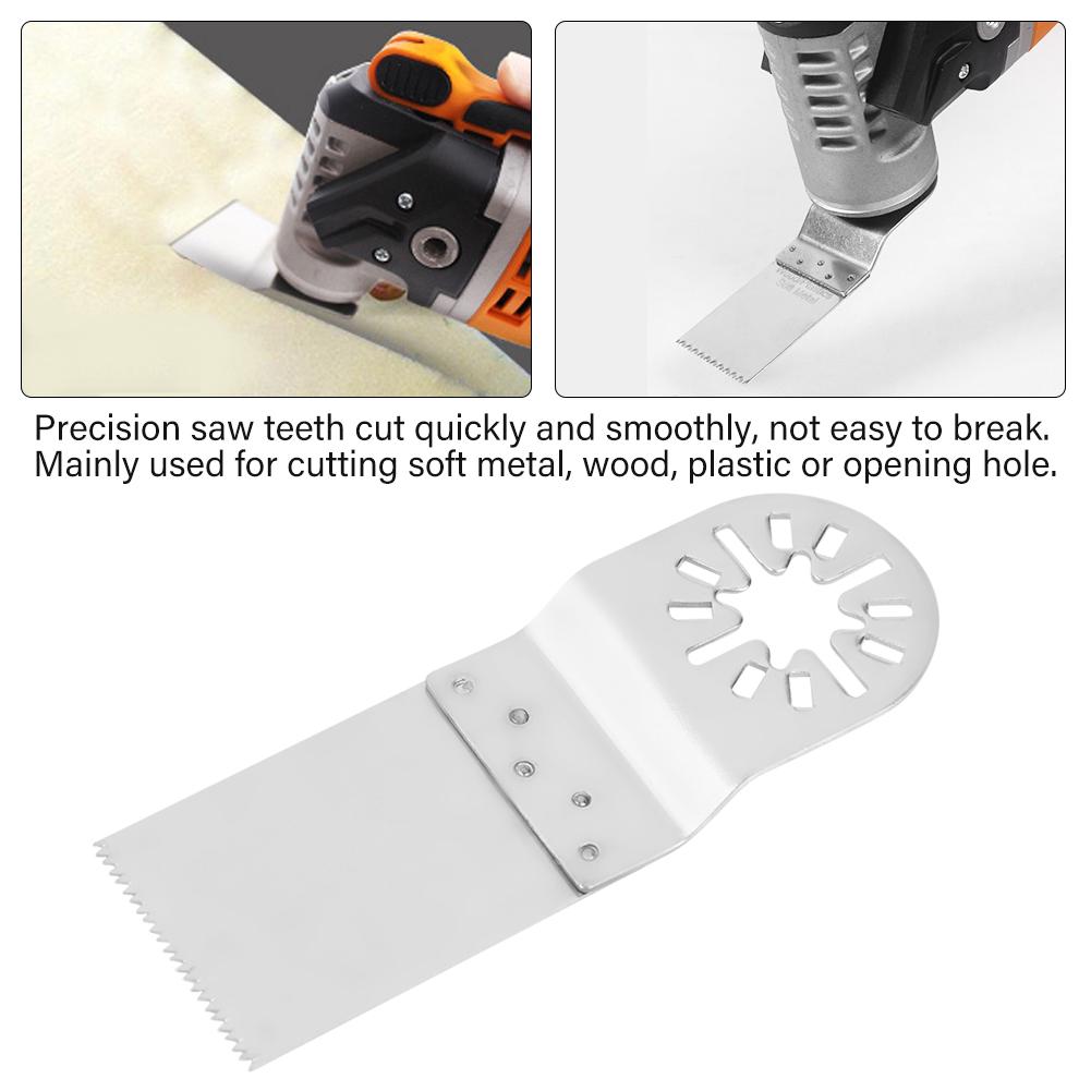 10Pcs 31mm Oscillating Multi Tool Saw Blades Precision Cutting Tool for Metal Wood Plastic