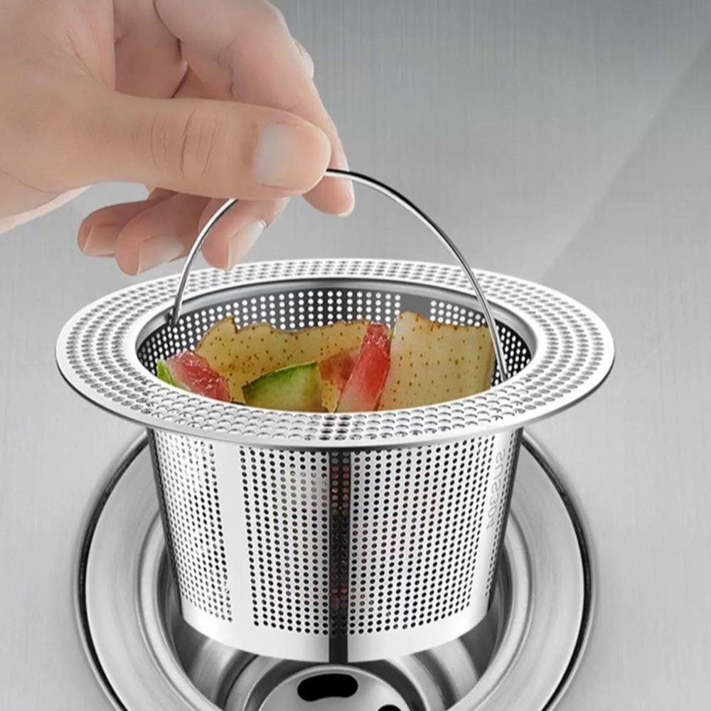 Anti Clog Kitchen Sink Filter Dense Mesh Drain Strainer Food Slag Drainer Bathroom
