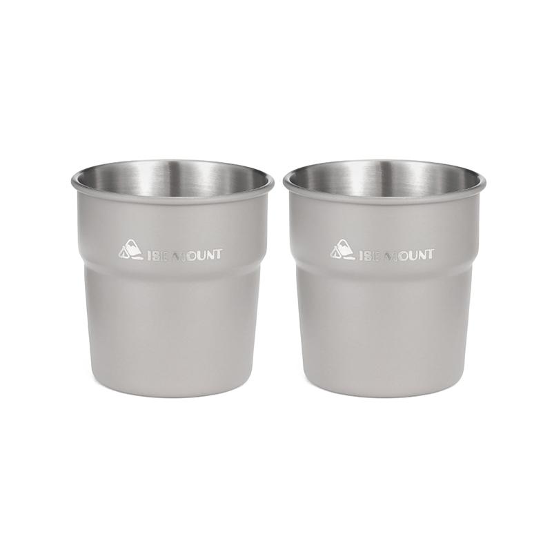 300ml Beer Wine Cups Portable Stainless Steel Tableware Tea Coffee Milk Beer Mug Stackable Camping Water Cup for Travel Hiking