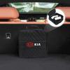 AQT2  Car Trunk Storage Bag Leather Charging Cable Sundries Organizer For KIA RIO K5 K9 Sorento Ceed Stinger Niro Soul EV6 EV9 Stonic