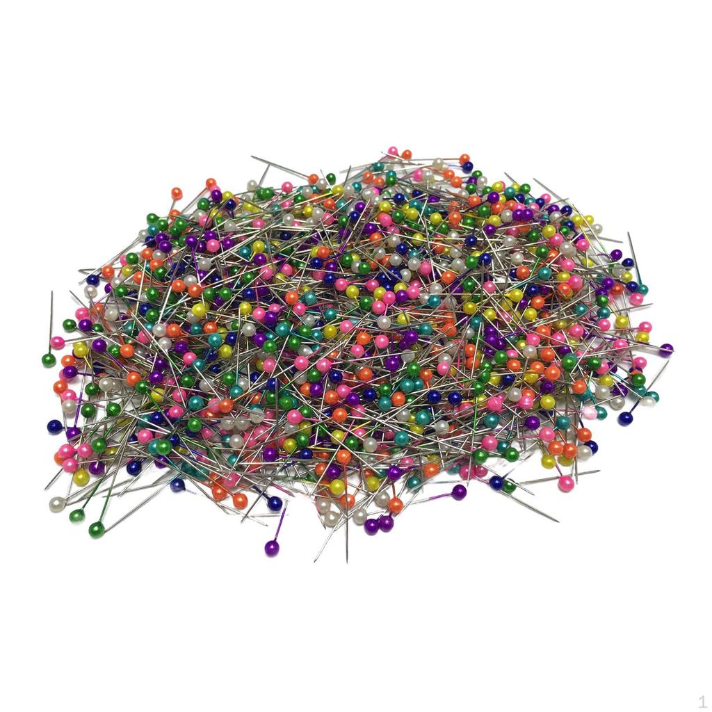 1000 Pieces Sewing Pins Quilting Straight Pin Corsage Rod for Crafting Making