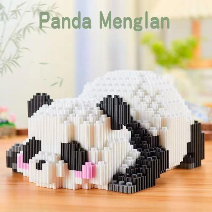 Satın alın Panda Building Blocks Compatible Puzzle Toys Panda Character ...