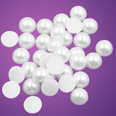 1000Pcs Half Round Flatback Acrylic Pearl Bead Scrapbooking Embellishment Crafts
