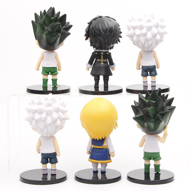 Fullmetal Hunter Model Figure Gon Killua Kurapika Collectible Car Decor Toy Pvc 10cm