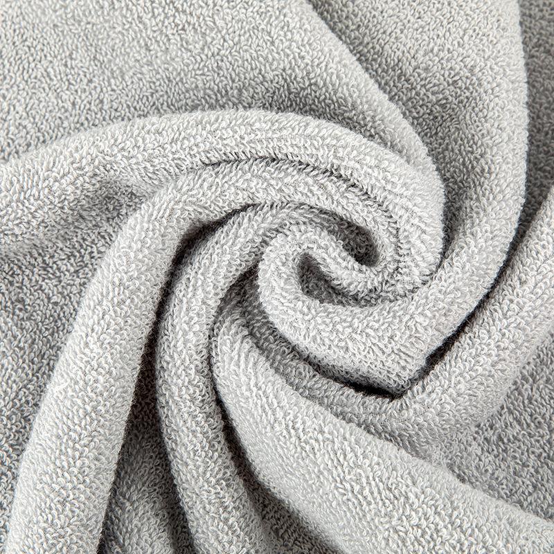 Couple color bar plain cotton towel thickened pure cotton face towel household absorbent adult face towel