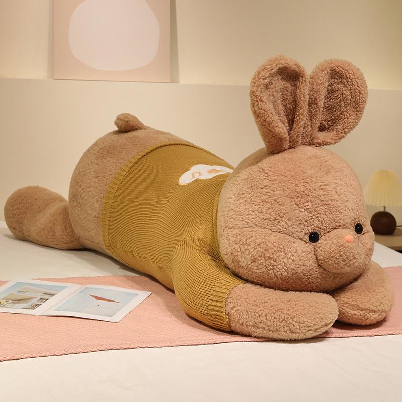 Riesengröße Weiches Langes Kissen Hase Plüschtiere Stofftiere Bunter Hase Beliebte Geburtstagsgeschenke Mädchen Kindergeschenk 90CM