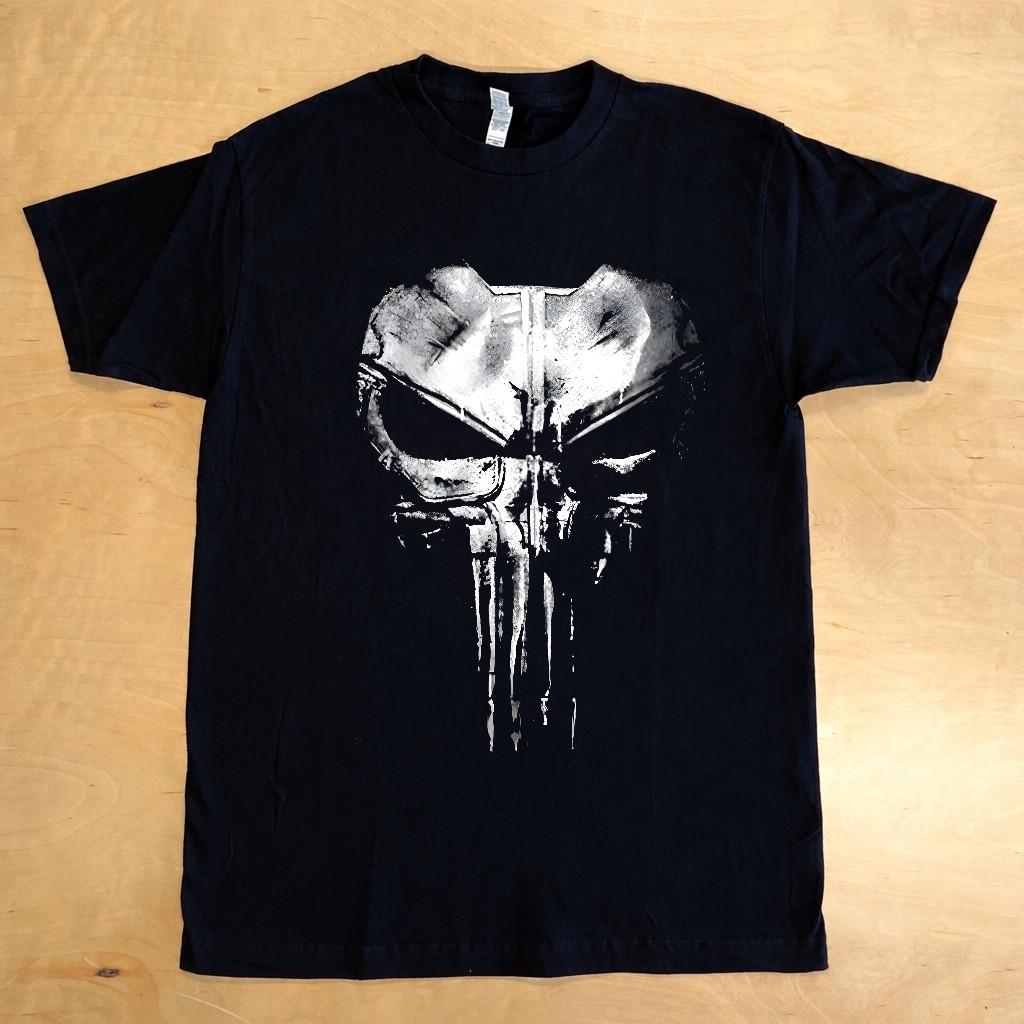 Jon Bernthal The Punisher Black T-Shirt Frank Castle Tee Shirt S