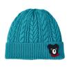 [MIKI HOUSE] MIKI HOUSE Double B Knit Hood Knit Hat Bear Plain Cable Knit Hat Hooded Boys Girls Baby Kids Baby Clothes Children's Clothes 63-9201-683