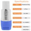 10PCS 3-Pin Male Power Connector AC Cable 20A 250V Power Plug Adapter For DMX Signal Stage Lights, Moving Head Lights
