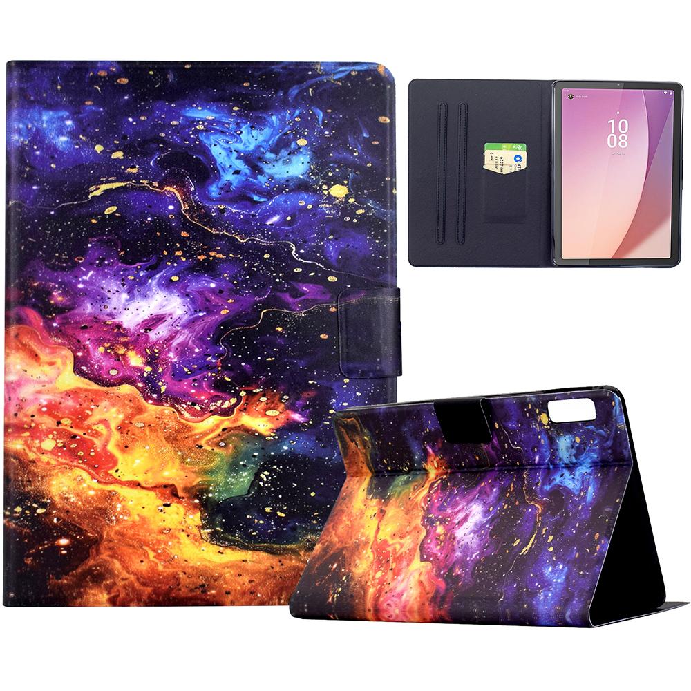 For Lenovo Tab M9 TB-310FU Stand Case Pattern Printing Tablet Leather Cover with Auto Wake/Sleep
