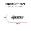 2/4 szt. Akcesoria samochodowe Audio samochodowe Aluminiowe Naklejki Stereo na Głośnik Dla bmw E46 E39 E38 E90 E60 E36 F30 F30 E34 F10 E92 E38 E91