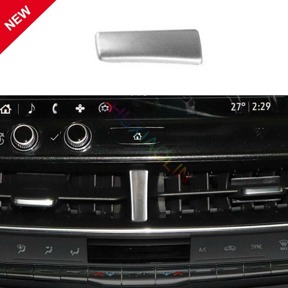 For Cadillac CT5 2020-2022 Silver Steel Middle Air Outlet Vent Cover Trim 1PCS