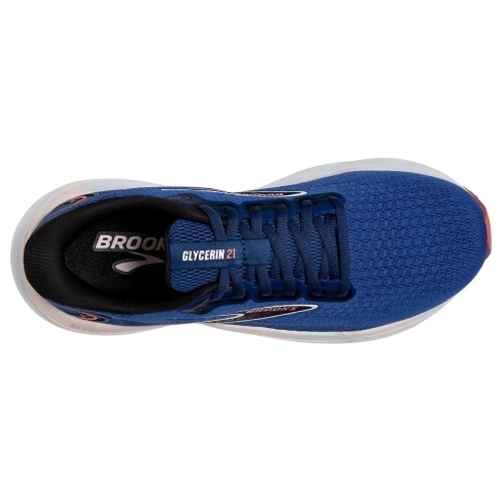 Brooks Glycerin 21 Blue Icy Pink Women Sneakers Rose 120408-1B-496