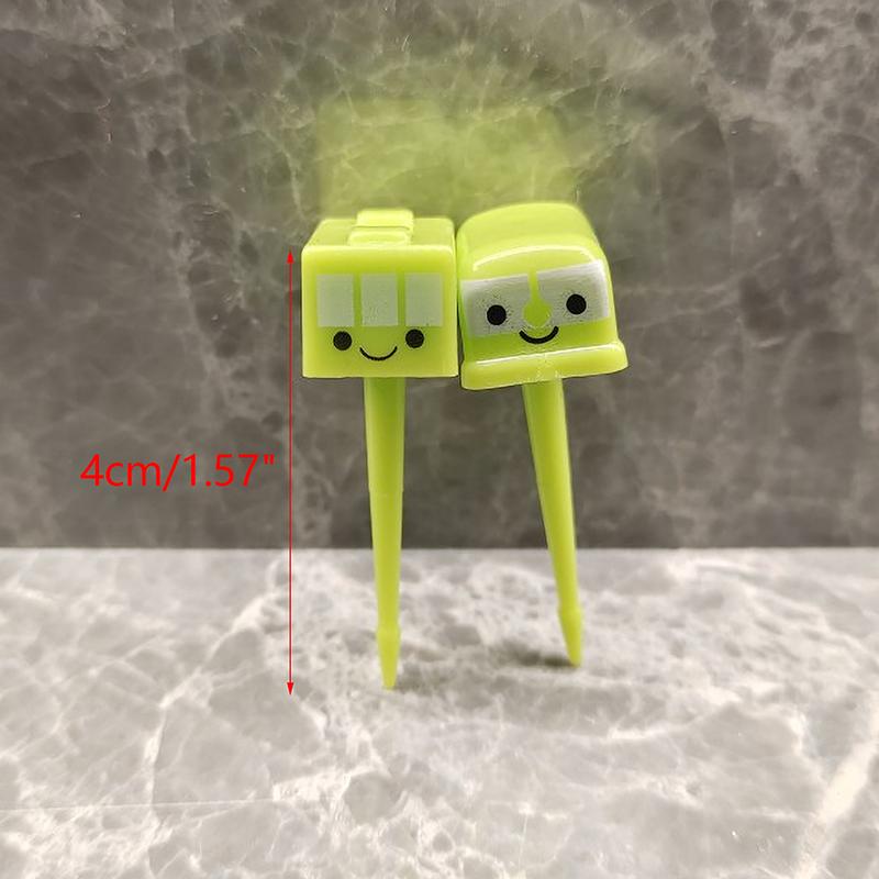 Cartoon Fruit Fork Toothpicks Cute Animal Food Selection Mini Lunch Box Decoration Children'S Food Supplement Tool