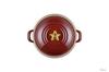 Le Creuset EOS Fantasia Enamel Casserole 20cm Garnet Compatible Japanese Pot/EOS (Start Knob) Gas/Induction [Official Product]