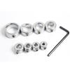 Adjustable Drill Stop Collar Metric Shaft Positioner Set Drill Stoper Collar  Woodworking