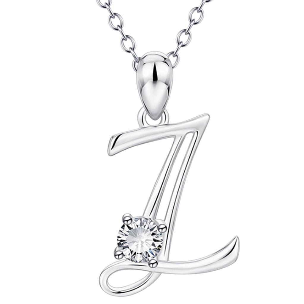 26 English Letters Fashionable Diamond Pendant Popular Items Necklaces