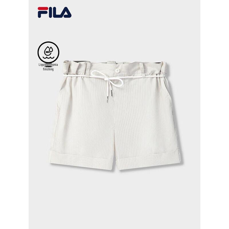 FILA Women s Woven Striped Casual Shorts L