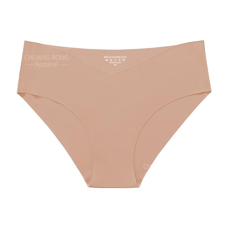

European and American pregnant women s large-size underwear, ice silk seamless breathable sports low-rise women s one-piece briefs S