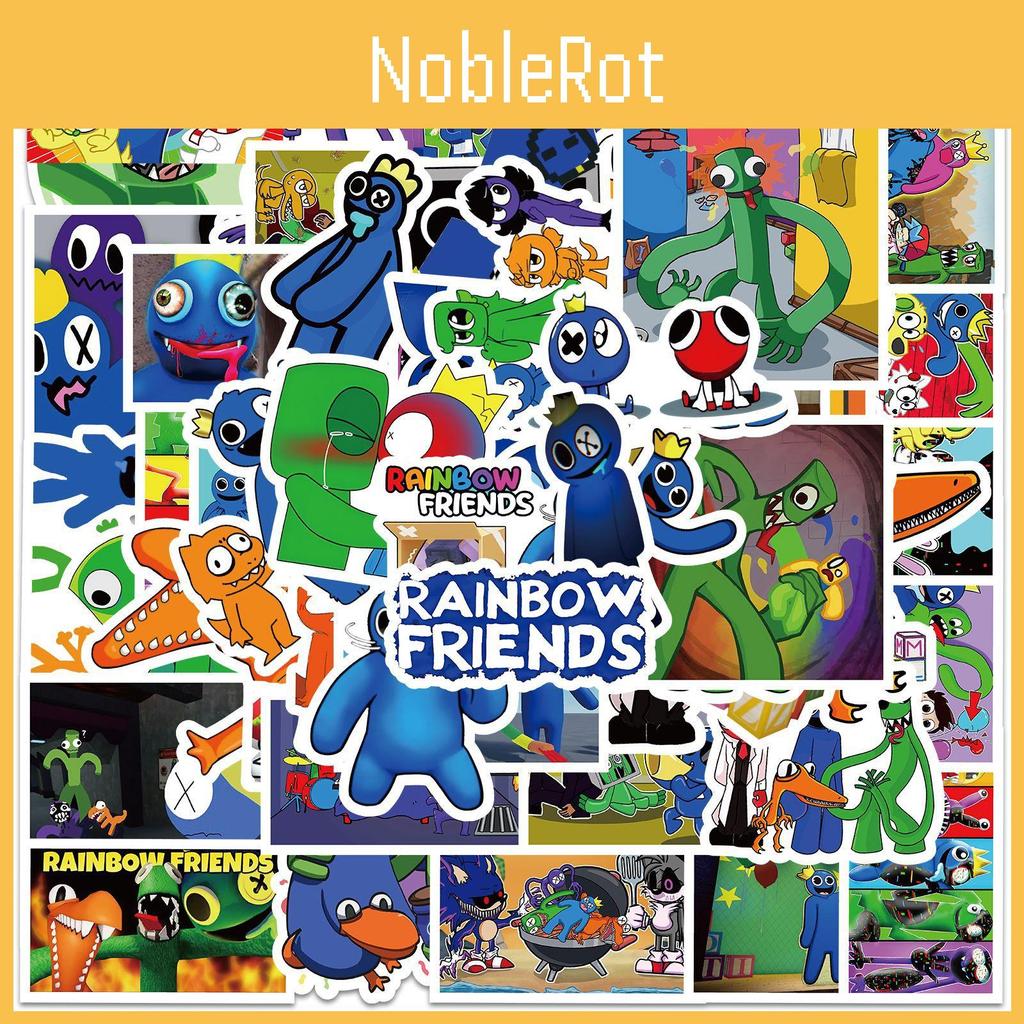 Colorful Roblox Rainbow Friends Stickers For Luggage Laptop And More!