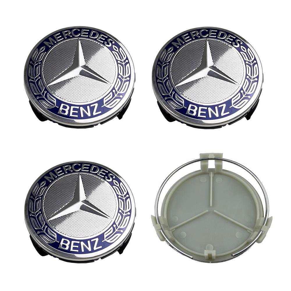 WUGL8 4pcs 75mm Car Wheel Center Hub Caps Cover For Mercedes Benz AMG A B G R Class GLA GLK W176 W108 W168 W204 W251 W463 Accessories