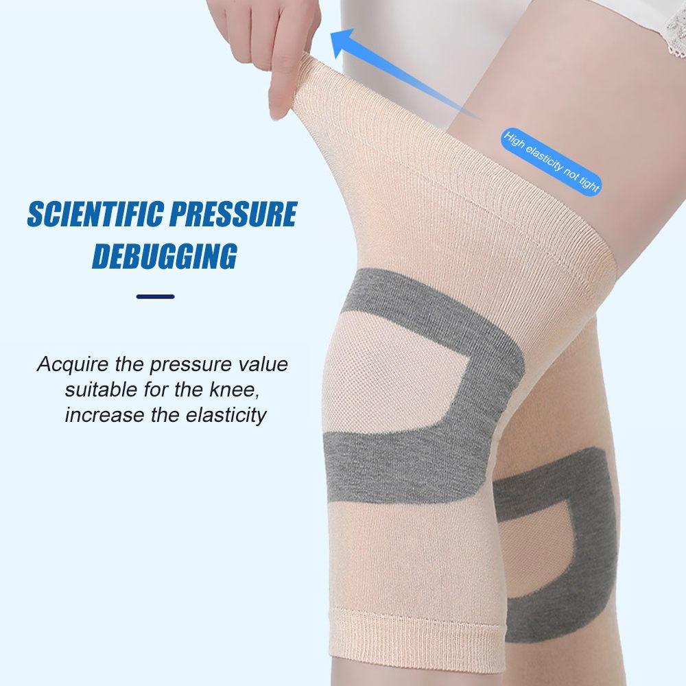 1Pair Summer Thin Knee Pads Socks Men Women Silk Knee Sleeve Cold Knee Sleeve For Fitness Running Cycling Arthritis Pain Relief