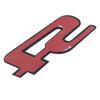 RFM2  Plastic 3D TS Logo Emblem Badge Car Sticker Styling Chrome Glossy Car Decal for Subaru Forester BRZ WRX STI Car Decoration