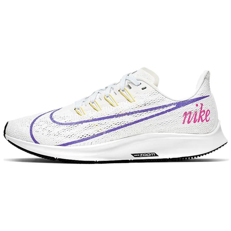 

New Nike Air Zoom Pegasus 36 White Psychic Purple Women s BV5740-101 36.5