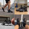 Anta 3 Textile, Synthetic Leather, TPU Abrasion Resistant Breathable Mid Top Basketball Shoes Men's Black 112341604-3