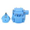 HEI Distributor Cap and Rotor Heavy Duty Large Distributor Cap Set for SBC 283 305 307 327 350 400 K549 Blue