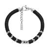 Diesel Stainless Steel and Bead Bracelet for One No Gemstones Men, Size, Hemarite,