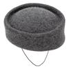 2025 New Ladies 100% Wool Fedoras Hats Concave Top British Vintage Felt Berets Wedding Fascinator Hat Cocktail Party Pillbox Cap