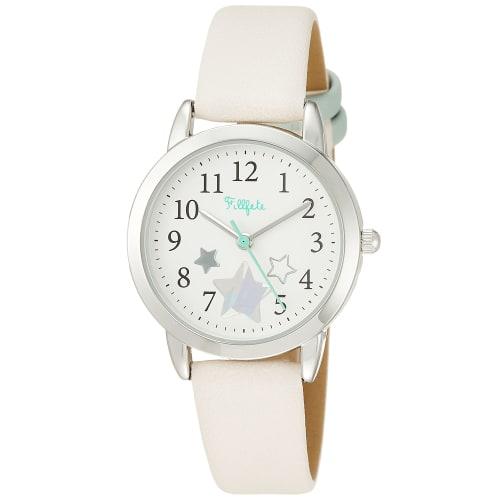 

Fieldwork Watch Analog Float Hologram Print Leather Belt KDS010-1 Girls Ivory