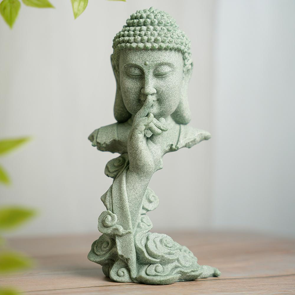 Buddha Statue For Home Meditation Zen Garden Decorative Figurines Bonsai Micro Landscape Feng Shui Fish Tank Aquarium Decor