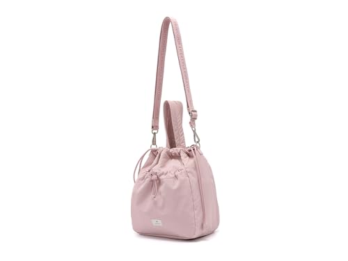 Snow Peak Softwill Bucket Bag GS-S25SWFBB22, Taška 2 v 1, Taška víceúčelová, Nákupní taška, Taška přes rameno, Kabelka, Dámská taška, Světle růžová Jedna