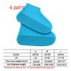 Waterproof Rain Shoes Covers Silicone Non-slip Wear-resistant Outdoor Adult Children Boots Portable Elastic Reusable