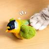Interactive Cat Toy Chirping Bird Realistic Chirp Tweet Touch Activated Kitten Exercise Toys Cute Catnip Toys for Indoor Cats