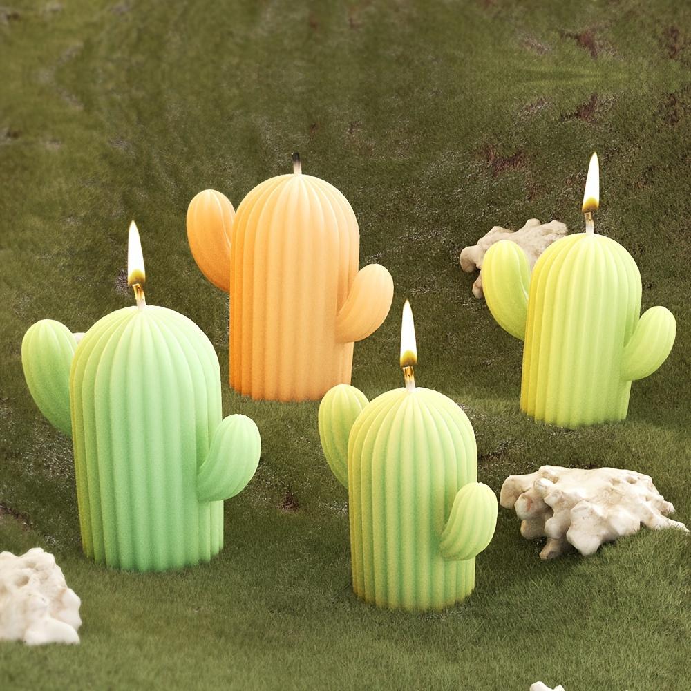 3Pcs Cactus Silicone Mold DIY S/ M/ L Cactus Candle Mold