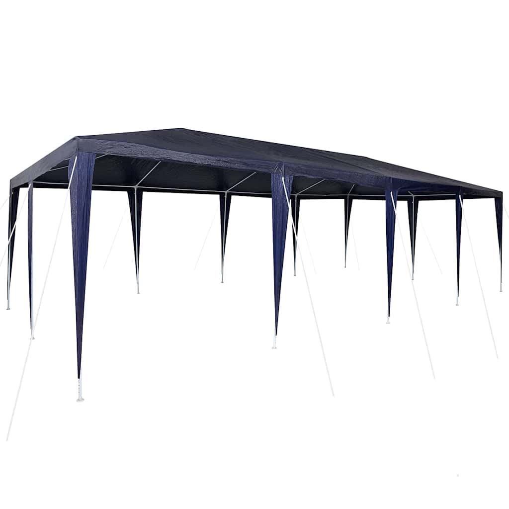 Party Tent Blue 800 X 400 X 266 Cm Polyethylene and Steel