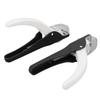 2pcs Fake Nail Trimmer Nail Tip Clipper Stainless Steel U Shaped French Nail Cutter for Nail Salon