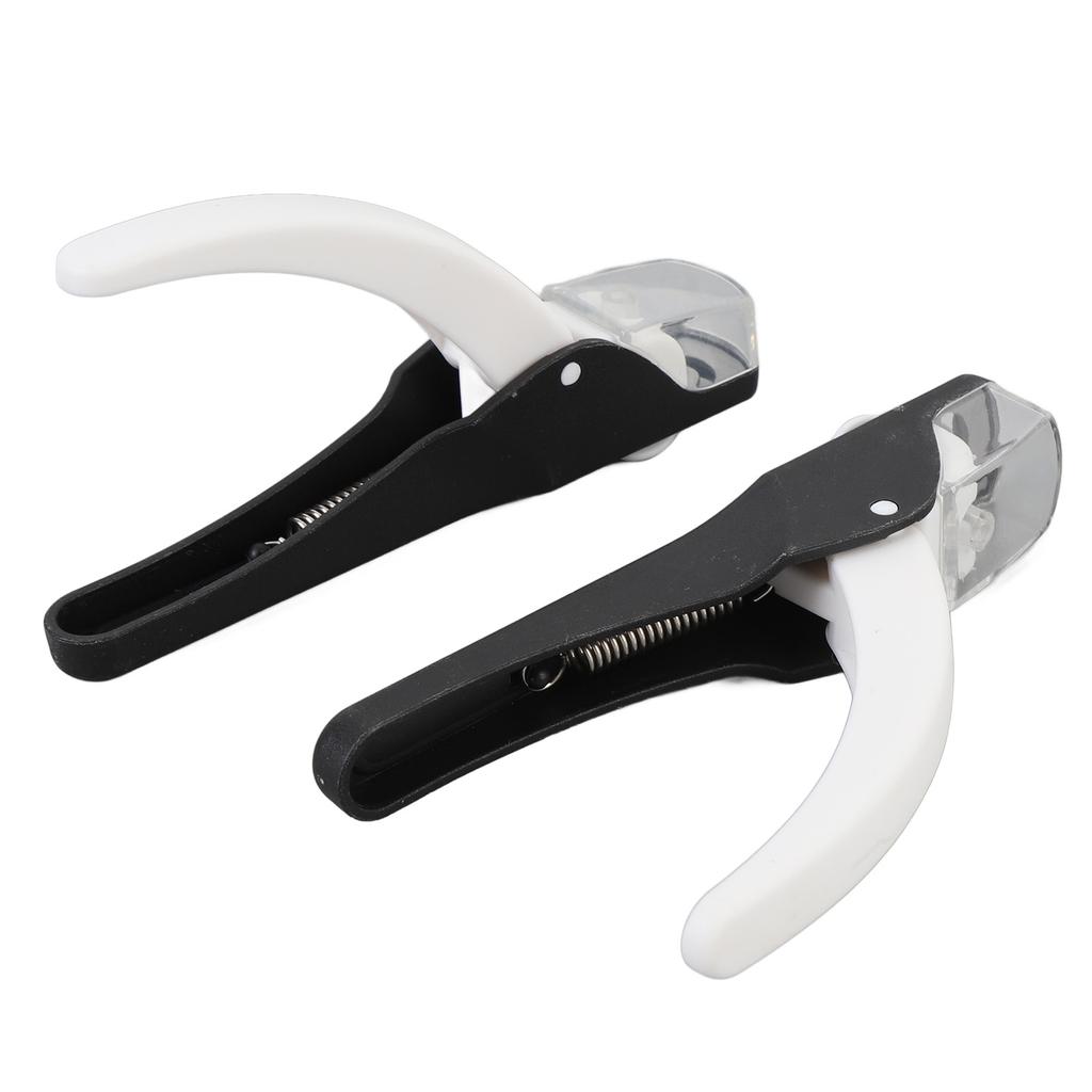 2pcs Fake Nail Trimmer Nail Tip Clipper Stainless Steel U Shaped French Nail Cutter for Nail Salon