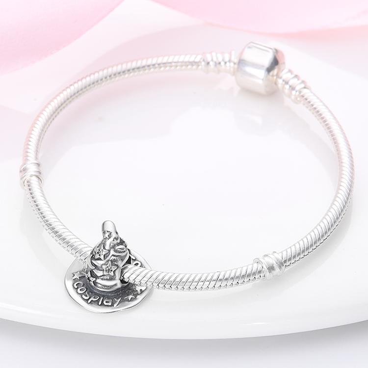 Original Charms Copper Magic Hat Pendant Beads Fit Bracelet Women Jewelry Making Diy Gift
