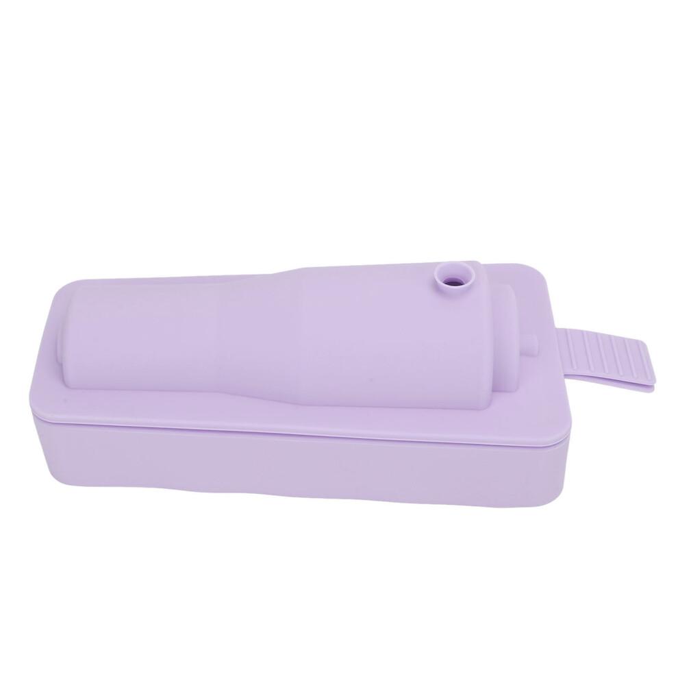 Multifunctional Silicone Ice Cube Mold for Whiskey & Cocktails, 430ml, Purple
