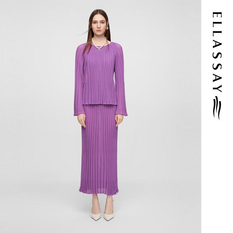 ELLASSAY Women's Elegant A-Line Midi Skirt